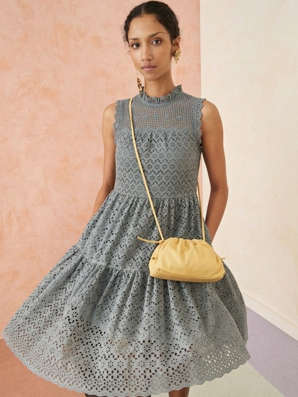 Ulla Johnson Simone Dress in Atlantic Blue